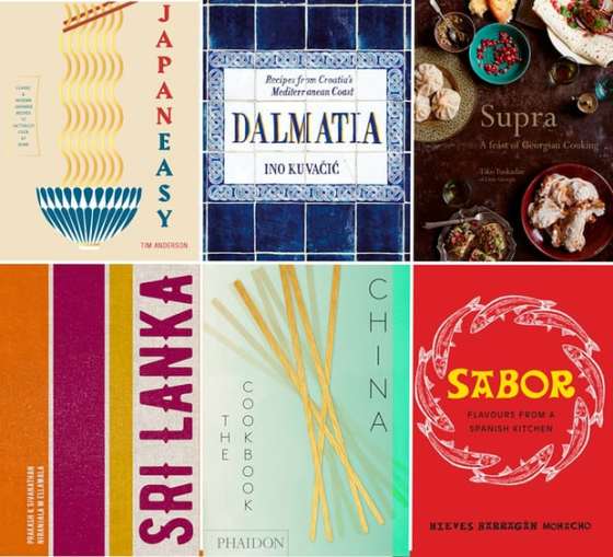 A composite of six cookbooks